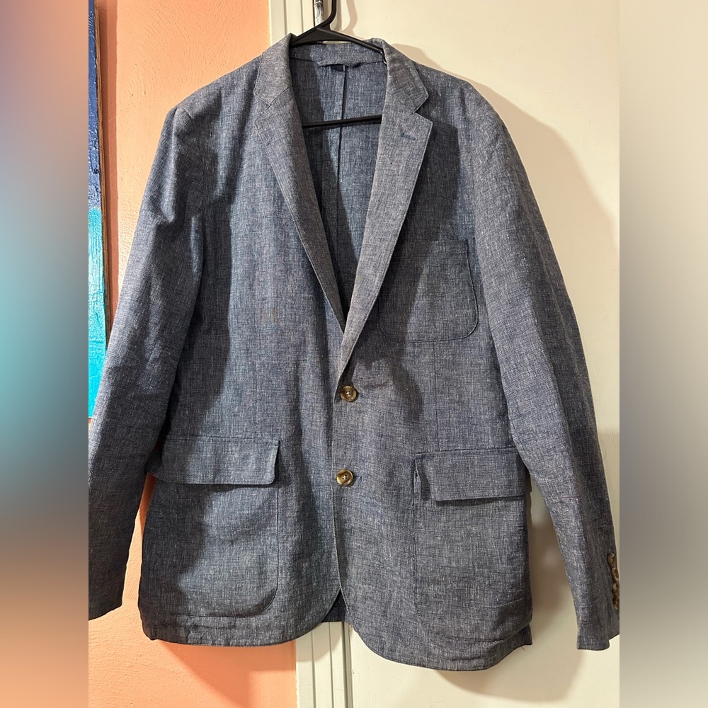J. Crew Linen blend Blazer